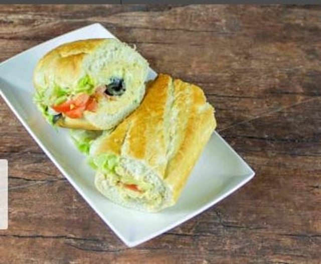 South Street Hummus Sandwich.